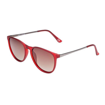 Palma - Transparent Red / Brown Gradient - ZIA Eyewear