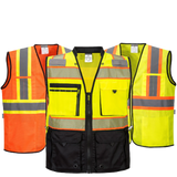 Image of three Class 2 safety vests. Click to explore our Class 2 safety vests collection.