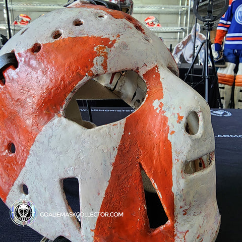 First Ever Painted Goalie Mask in NHL History Doug Favell 1970 : A Con – Goalie  Mask Collector