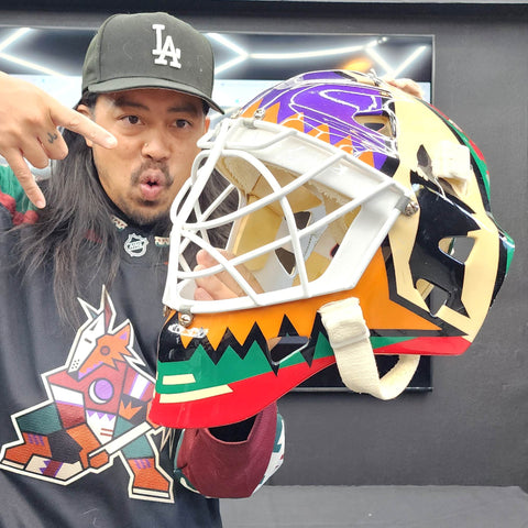 The art of hockey: Olympic goalie masks – Orange County Register