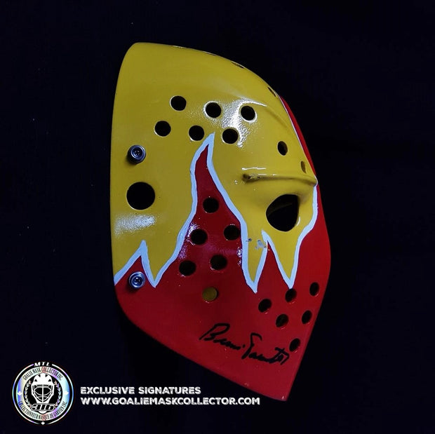 Bernie Parent Philadelphia Blazers Autographed Mini Replica WHA Goalie Mask  - NHL Auctions
