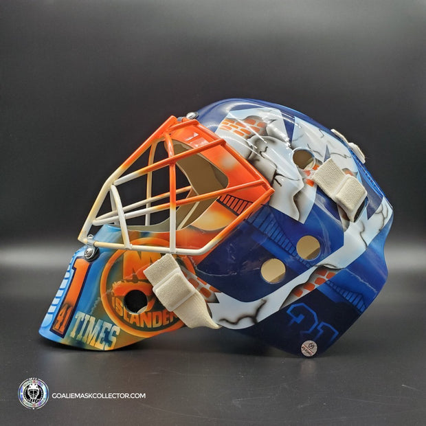 Billy Smith Signed Goalie Mask New York Legacy Signature Edition