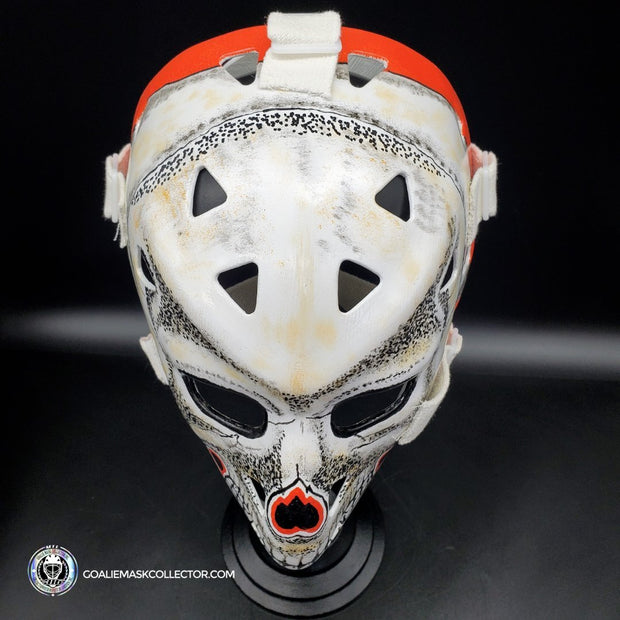 Pelle Lindbergh goalie mask at the Hockey Hall of Fame : r/Flyers