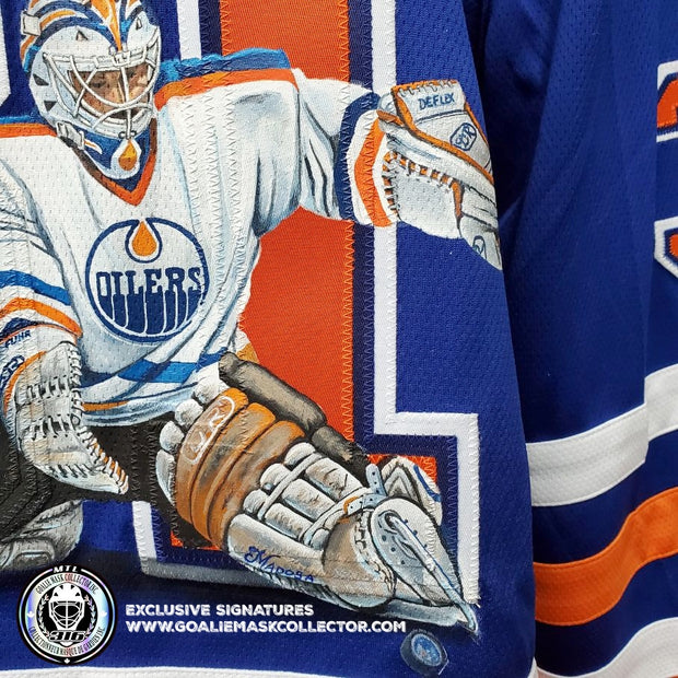 NHL Hall of Famer Grant Fuhr Autographed Jersey