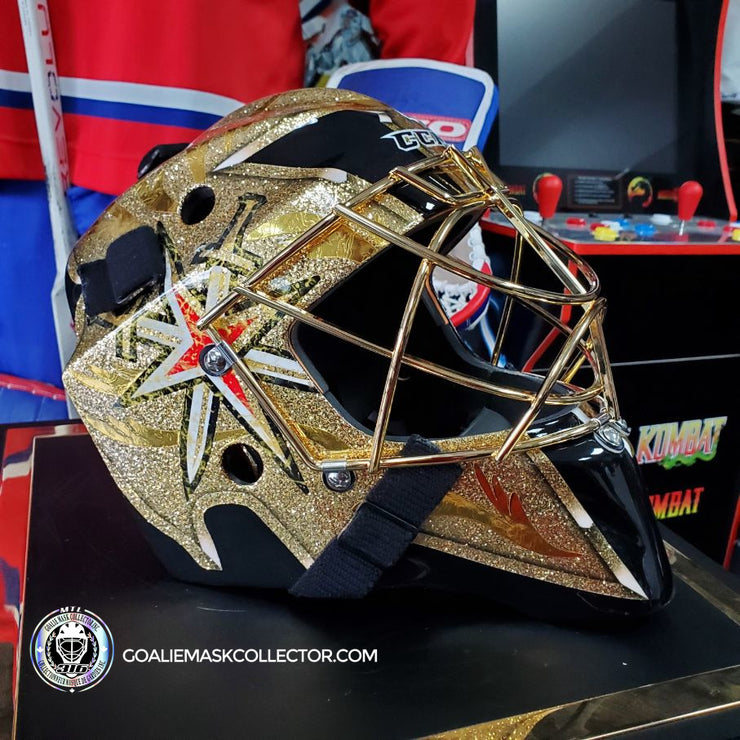 Marc Andre Fleury Goalie Mask Game Ready Las Vegas Golden Knights Pa Goalie Mask Collector
