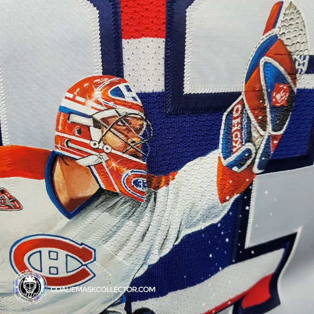 DEMO: Patrick Roy Art Edition Signed Jersey Hand-Painted Colorado Aval –  Goalie Mask Collector