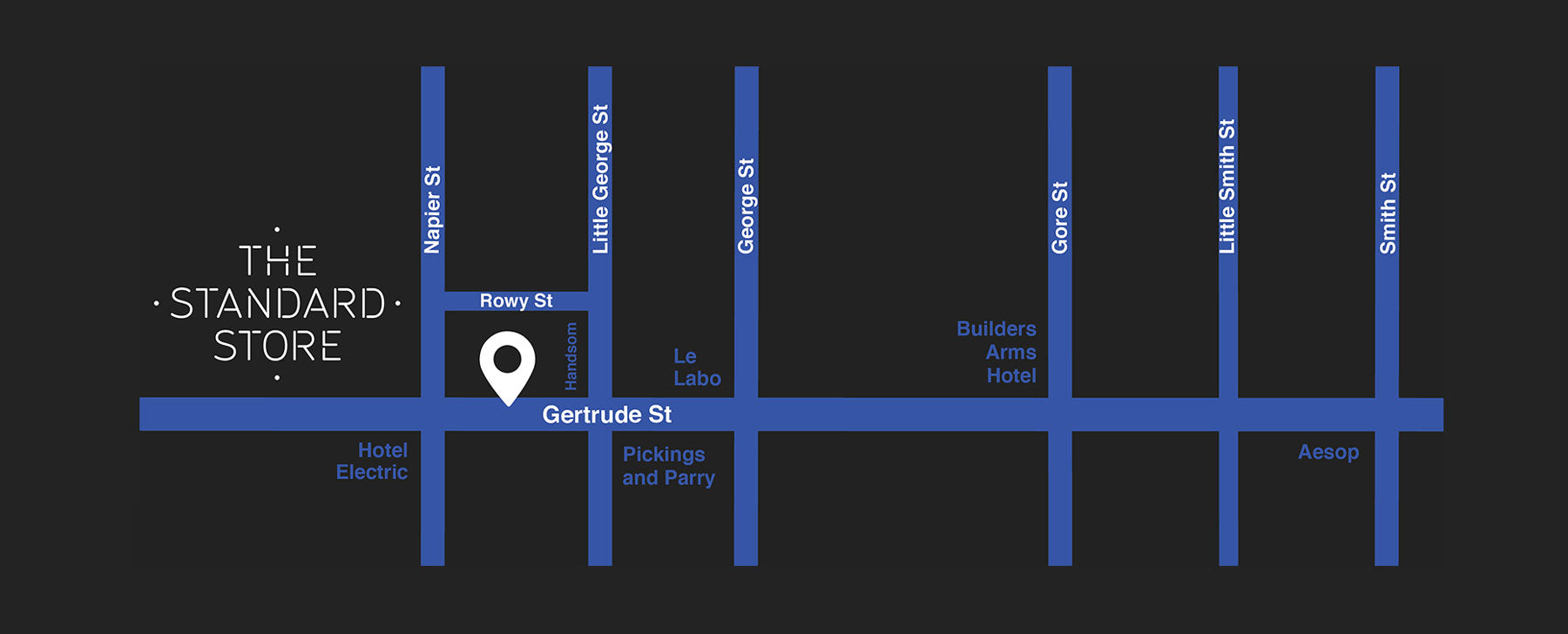 Standard Store Melbourne Map