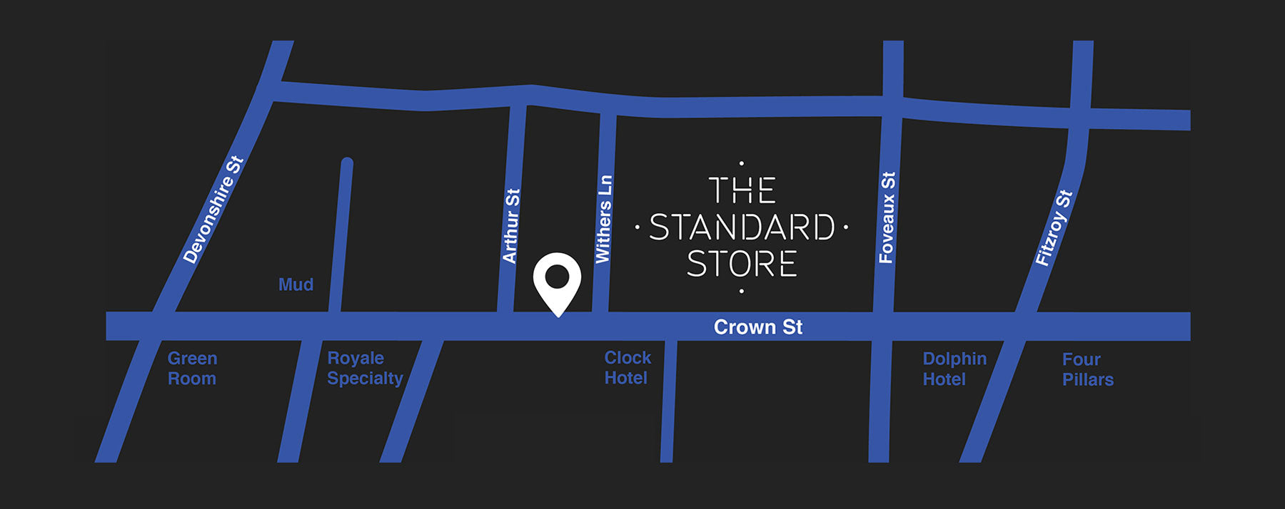 Standard Store Sydney Map