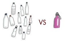 gourde sans BPA vs bouteilles