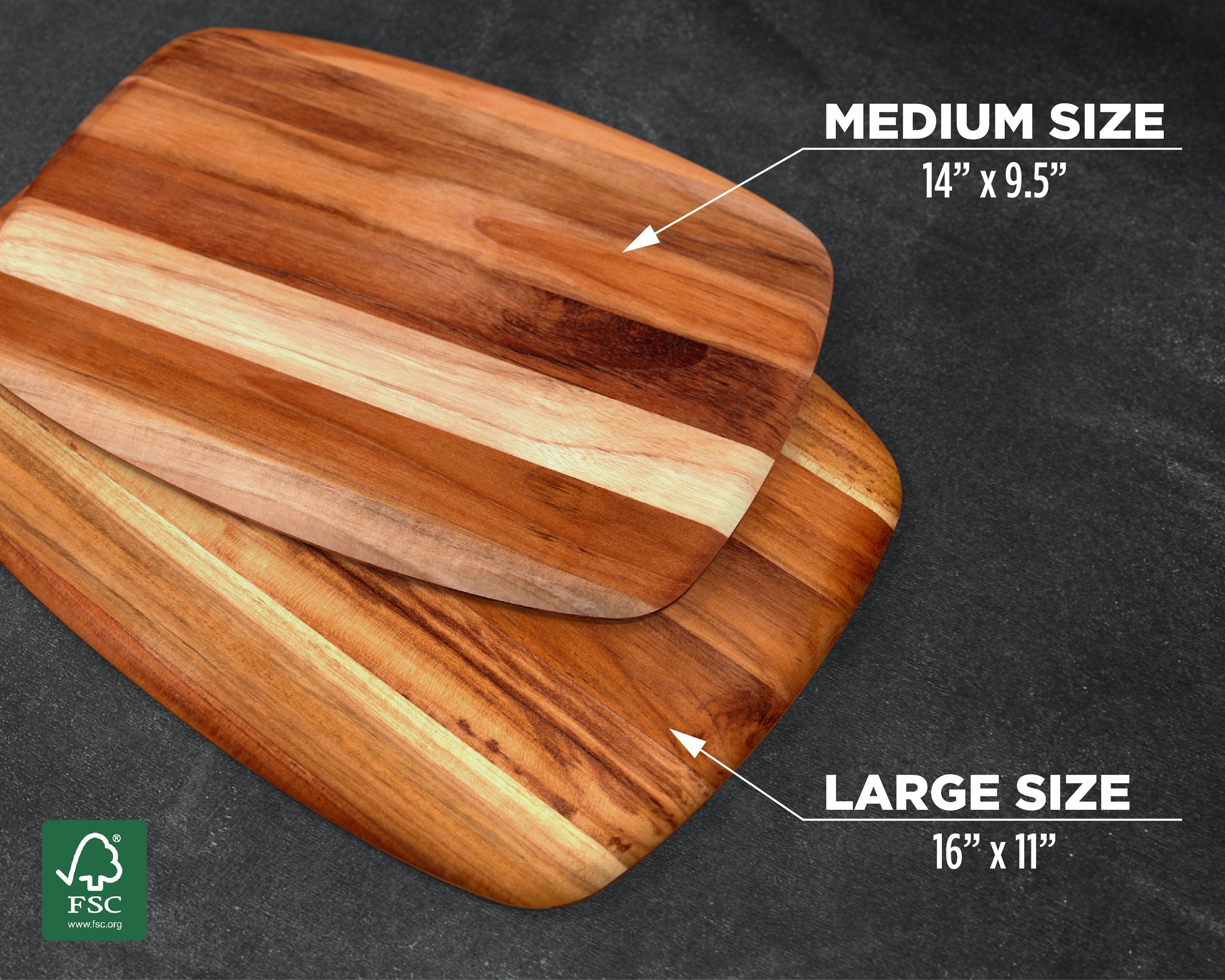 cutting board dark wood