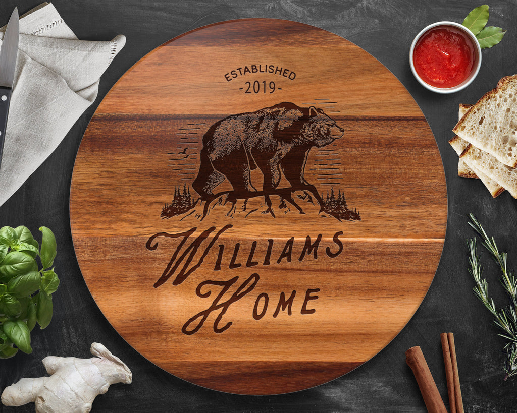 Rustic Bear Cutting Board