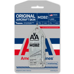 American Airlines MD82 Aviationtag N922TW