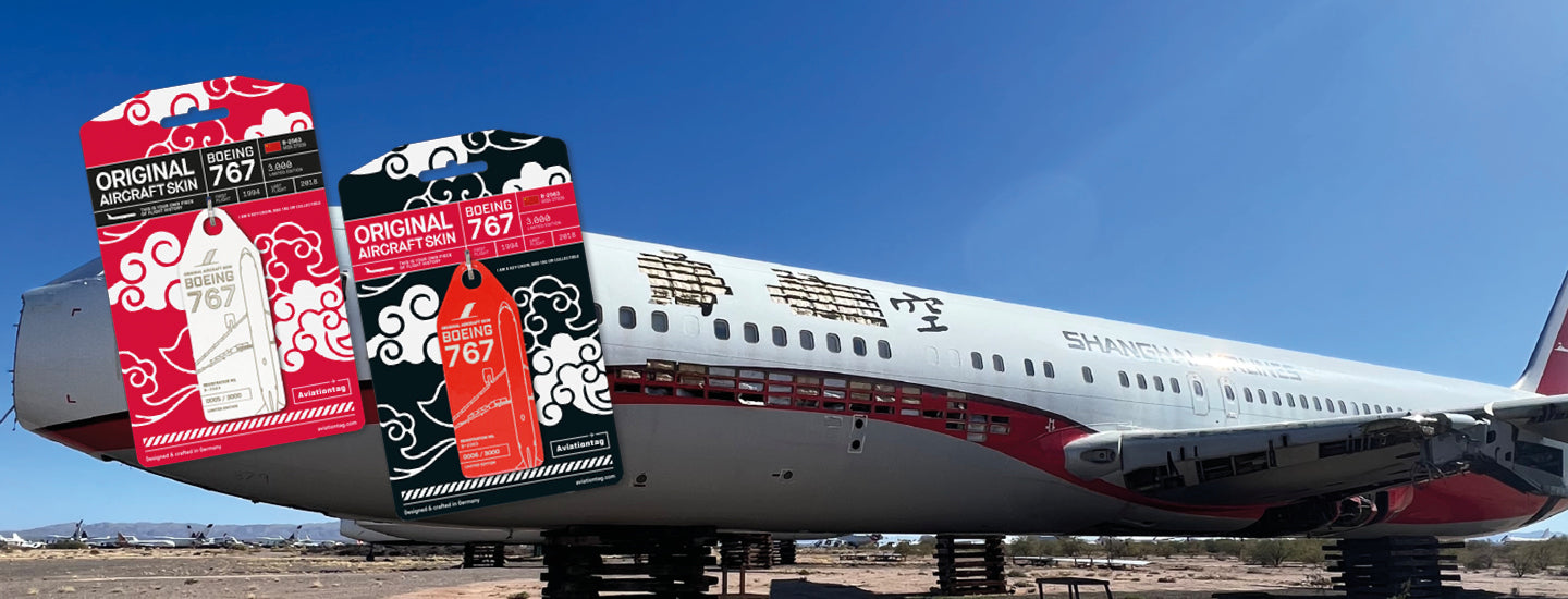 Shanghai Airlines Boeing 767 Aviationtag Edition B-2563