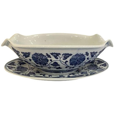 Blue & White Chinese Sauce Boat