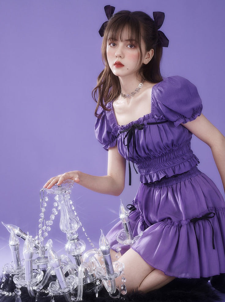 Y2K スイートガールコスプレセットアップ４点セット – Belchic