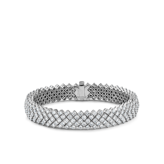 5 row diamond bracelet