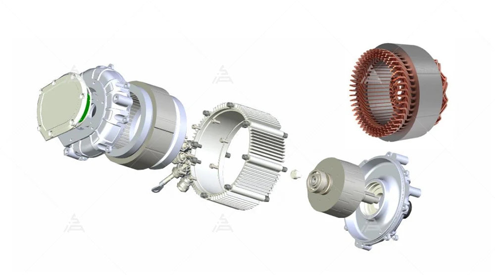 SiAECOSYS New Arrival SIA155-64 Peak 29kW PMSM Hairpin Motor Similar Technology with Tesla High Quality Assurance Hairpin Motor - Image 6