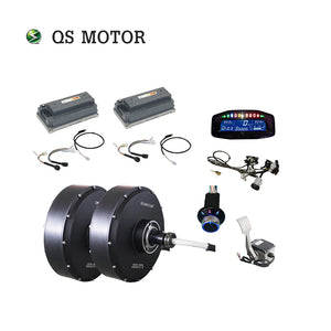 QSMOTOR 12*5inch 5000W 72V 90kph 2wd Single Shaft Hub Motor controller Electric Car Conversion Kit for Electric ATV Car - E Smart Way 
