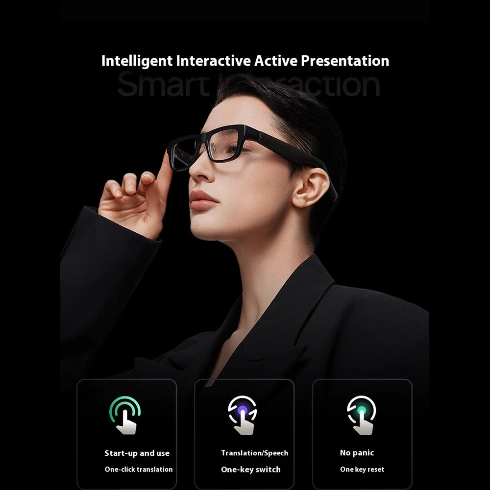 TAOBAO New INMO Go2 Smart AR Glasses Wireless AI Assistant Glasses Music/Call/Translation/Teleprompter/Navigation/Bluetooth Audio