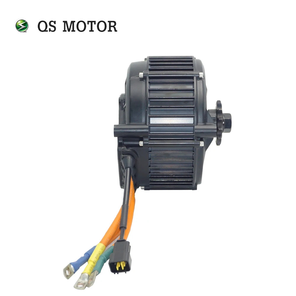 QUANSHUN QSMOTOR QS165 V2 5000W 72V 35H PMSM Mid Drive Motor with 428 14T Sprocket for E Bike Dirty Bike