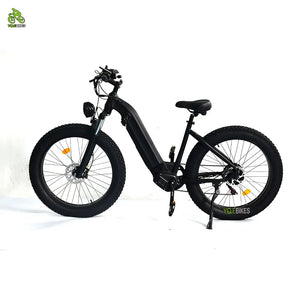 YQEBIKES New Electric Bike 7 Speed Full Suspenion City Road Bicyle 1000W Aluminum Alloy Electric Bicycle - E Smart Way