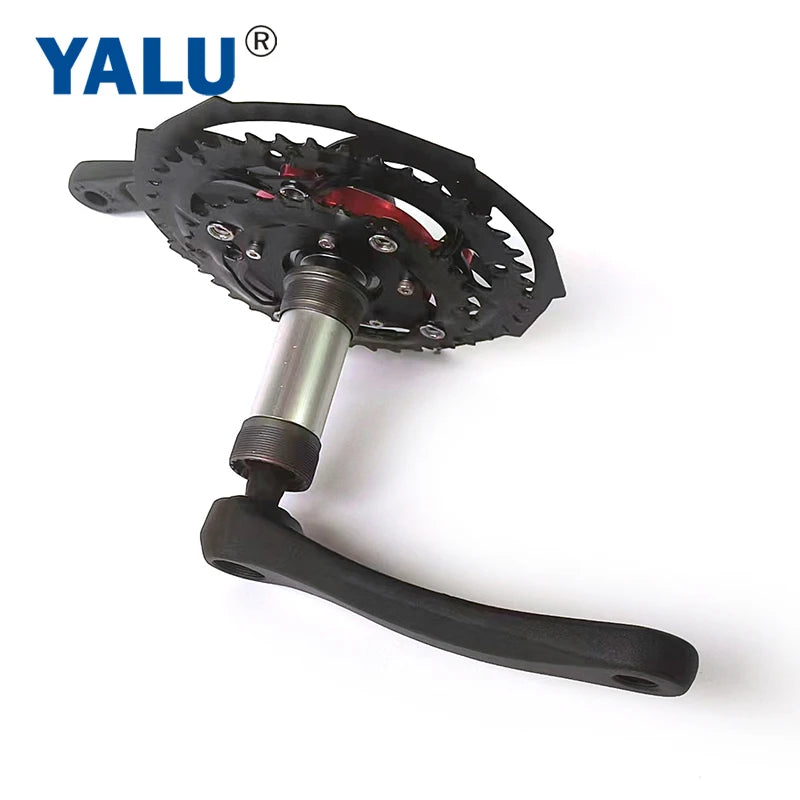 Crankset for Middle Drive Motor kit Electric Mountain Bike Mid-drive Freewheel Cranks Electric Bicycle Chainwheel With Clutch