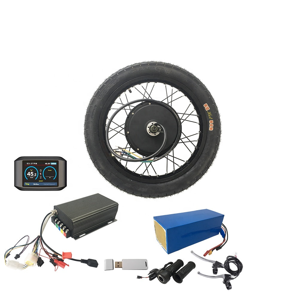 72v 5000w electric bicycle motor conversion kits for powerful mountain