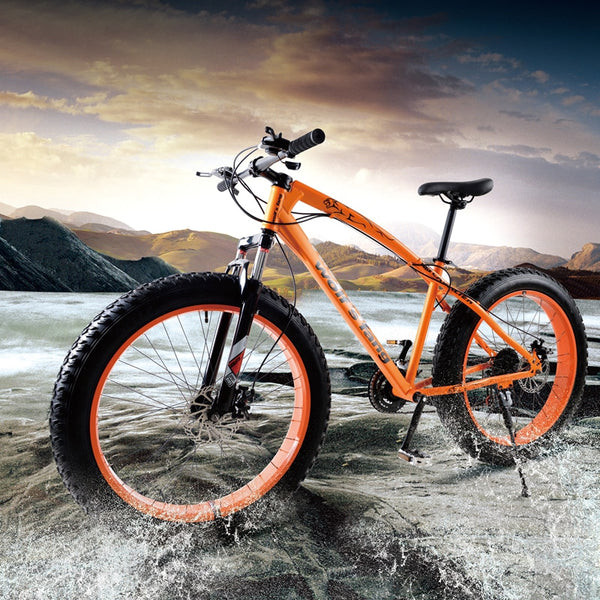 fat bike with alloy wheels