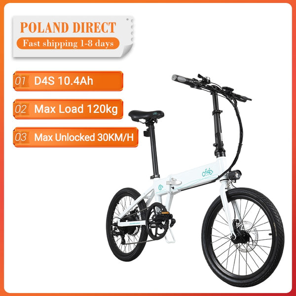 FIIDO L2 14 inch Electric Bicycle Smart 20Ah Folding Moped E bike