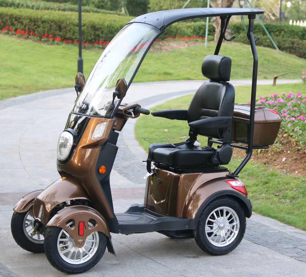 Outdoor 4 Wheels Leisure Fashion Elderly Mobility Scooter Power Electr E Smart Way 5025