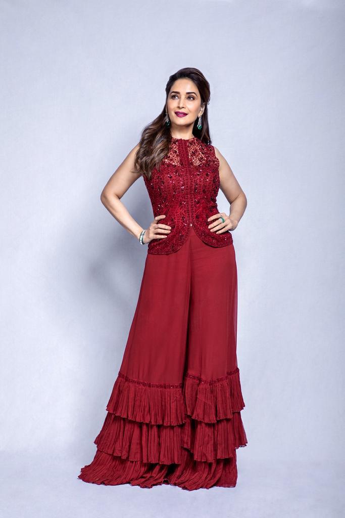 madhuri dixit red frock online shopping