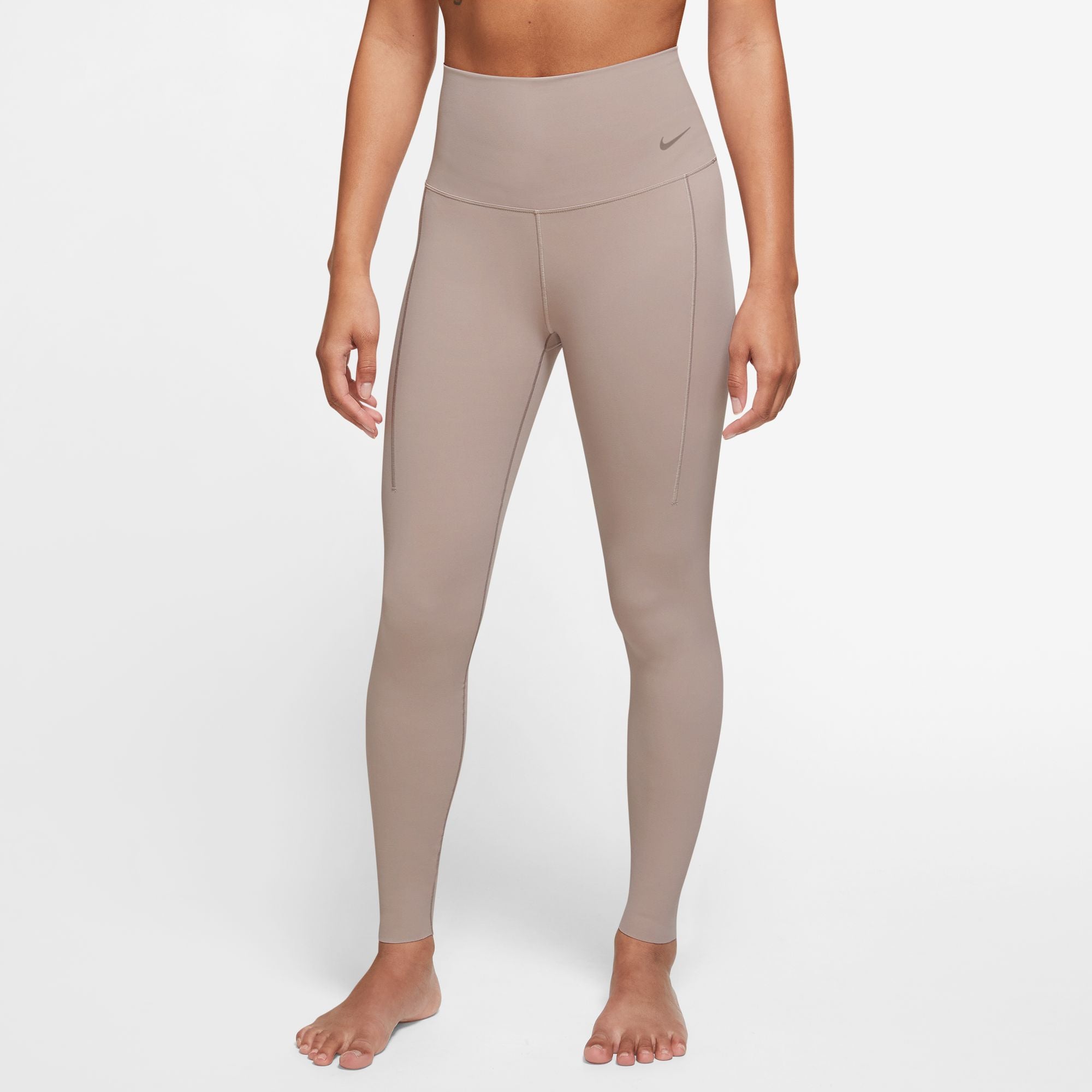 Nike One Luxe Women's Mid-Rise Ribbed Leggings in Canyon Rust/Clear [D –  Find Your Sole