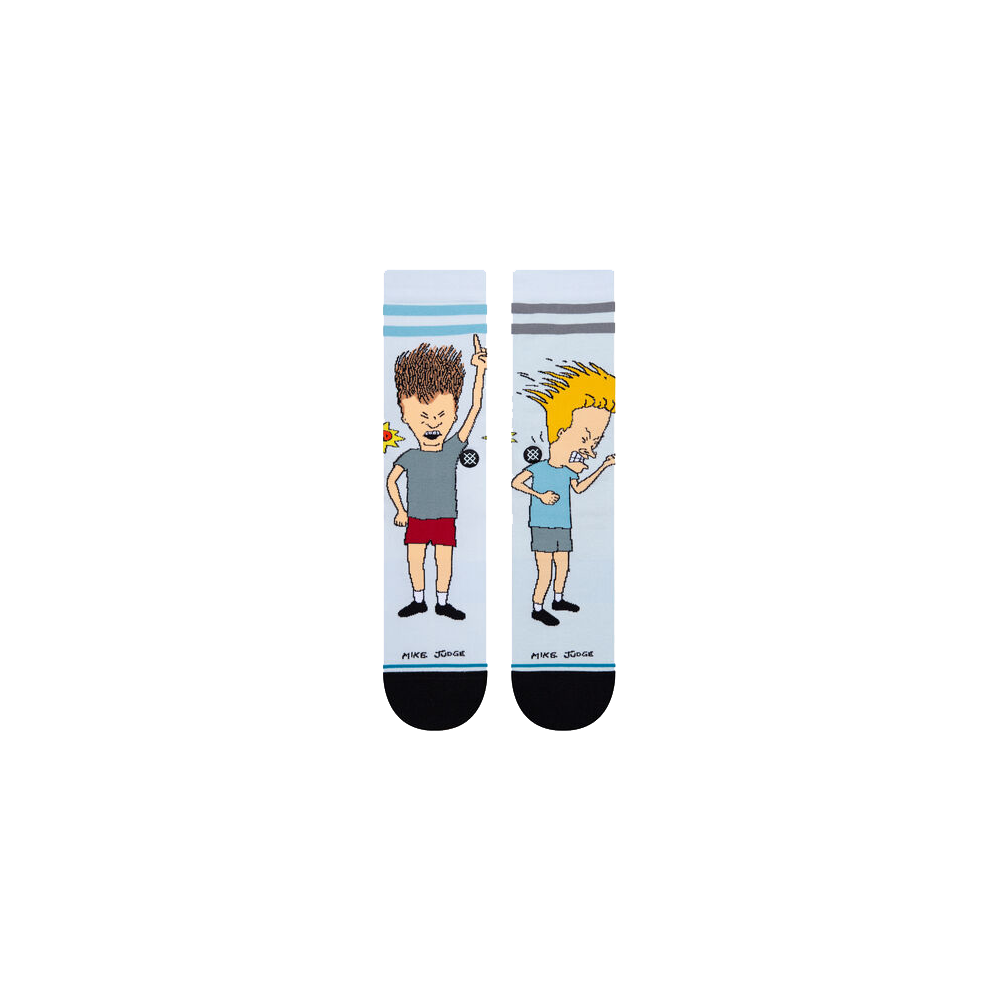 Beavis And Butthead Settle Down Crew Socks