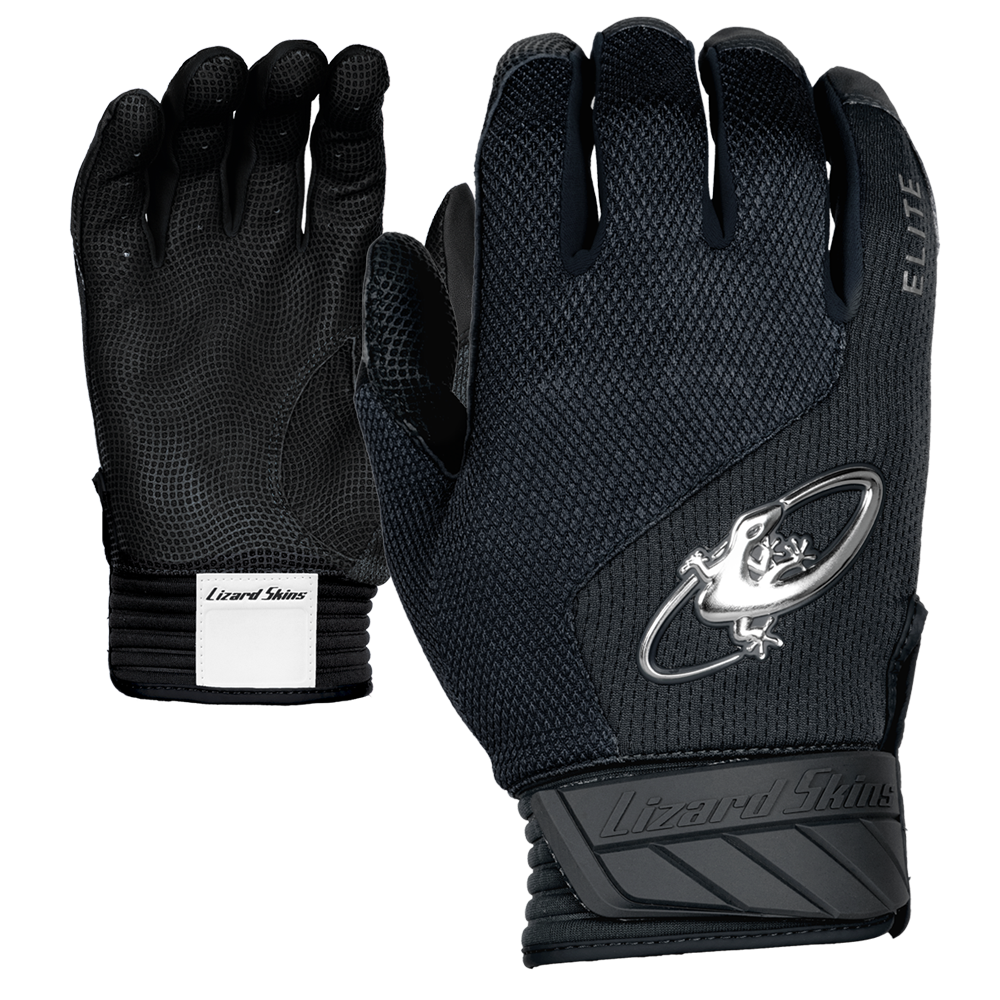 Lizard Skins Komodo Elite V2 Batting Glove - Jet Black