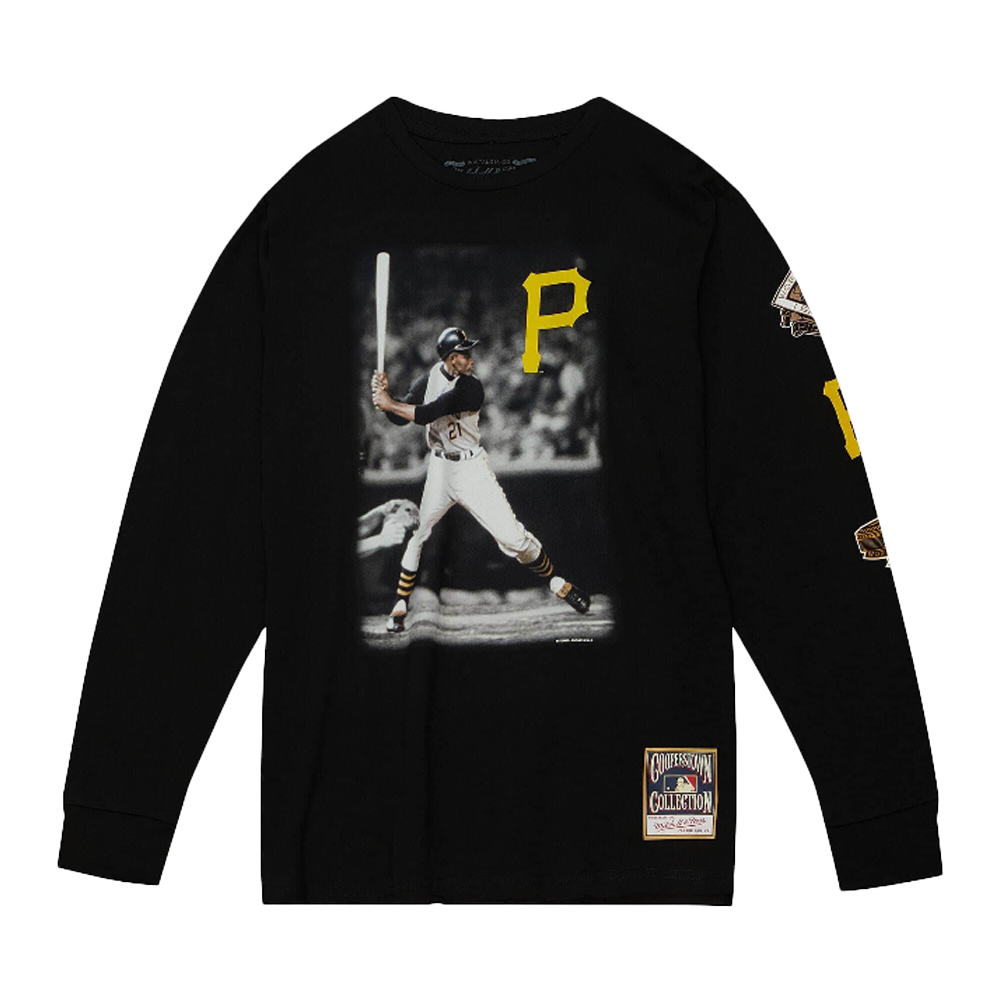 Mitchell & Ness Batter Up LS Tee Pittsburgh Pirates Roberto Clemente