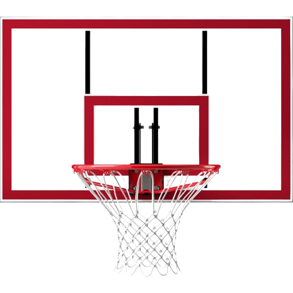 Shatter-⁠proof Polycarbonate Backboard & Rim Combo