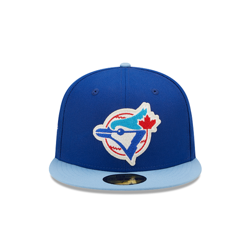 Men's New Era Blue Toronto Jays 10th Anniversary Spring Training Botanical 59FIFTY Fitted Hat