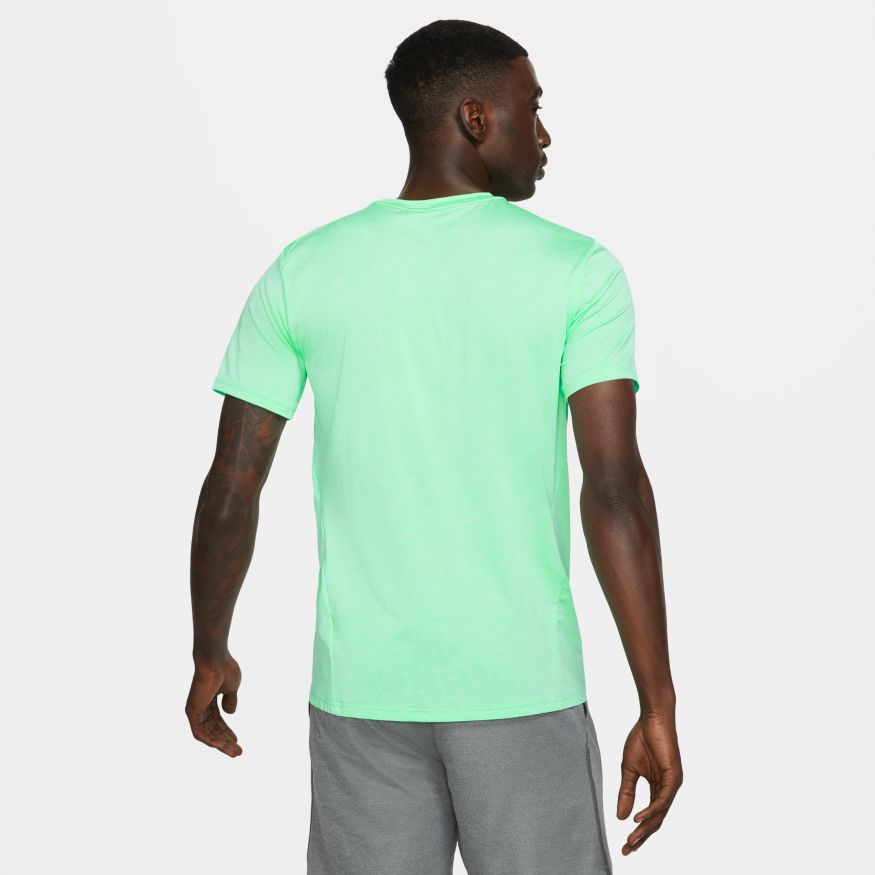 Nike Yoga Specialty Dyed Short Sleeve T-Shirt Green