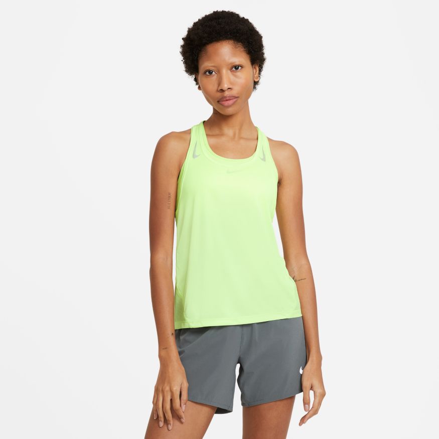 Nike, Pants & Jumpsuits, Nike Dri Fit Racer Flash Leggings Size Xs Olive  Green Polka Dot Trim Running