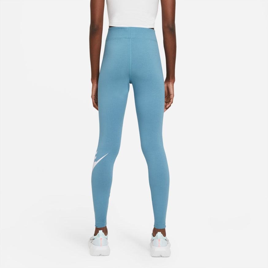 Nike One Blue Camo Leggings Mid-Rise Lightweight - Depop