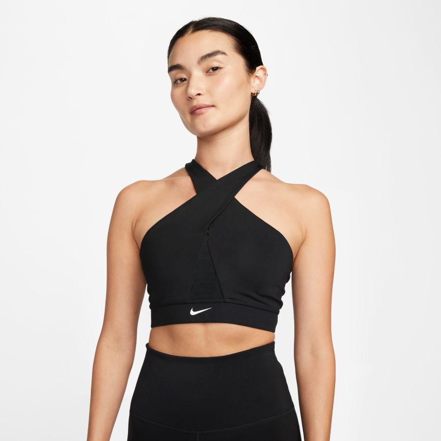 Buy Nike Brown Dri-FIT Indy Light-Support Padded High-Neck Sports Bra from  Next Luxembourg