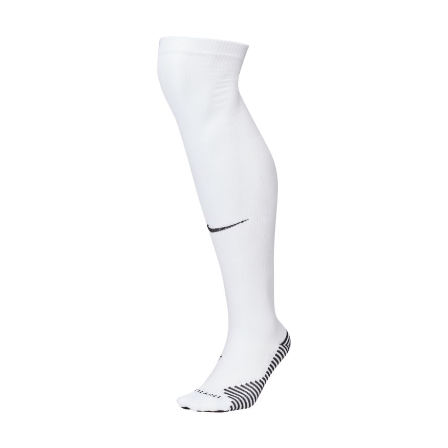 Nike Squad Soccer Leg Sleeve White Black Swoosh Logo (1 Pair) SK0033 100 Sz  L/XL 