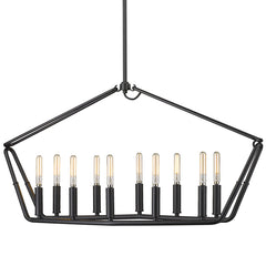 Corbin Linear Pendant in Natural black