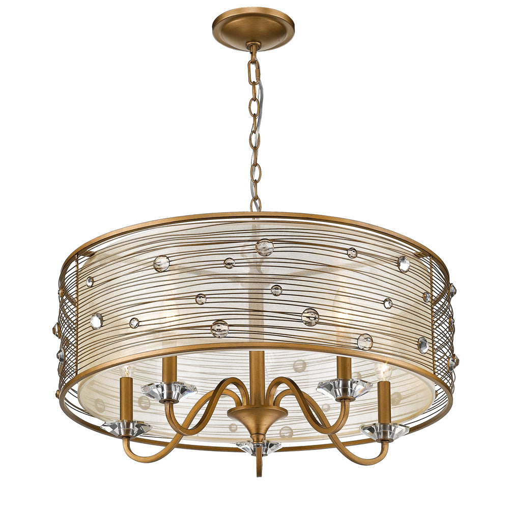 joia 5 light chandelier