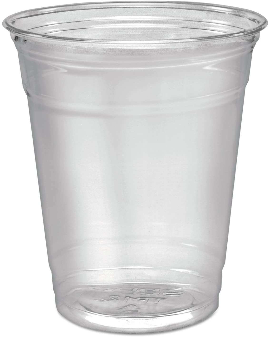 1000 vasos PET con tapa plana cruz 270 ml