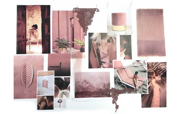 Fleur of England Desert Rose mood board 