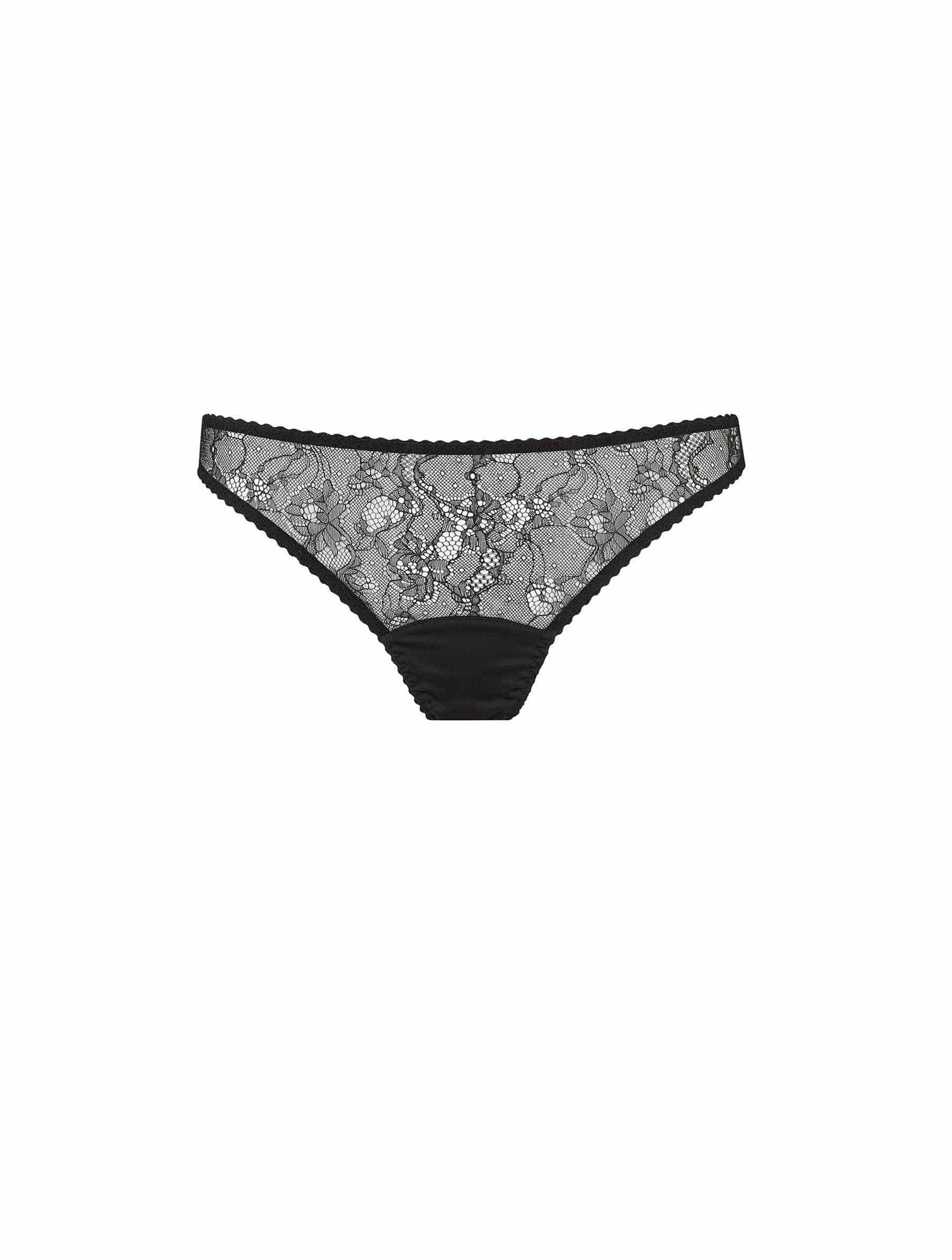 Ruby Embroidered Ouvert Brief | Fleur of England