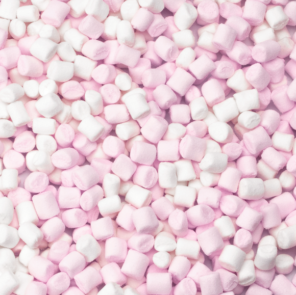 hongersnood twaalf Realistisch Mini spekjes in roze en wit mini marshmallows voor geboortetraktatie –  Geboortesnoepjes.nl