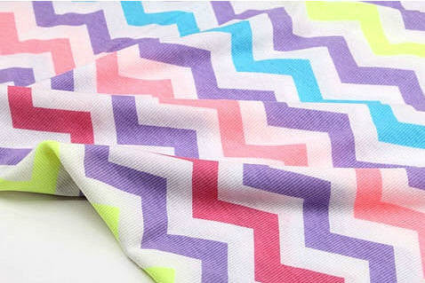 zig zag knit fabric