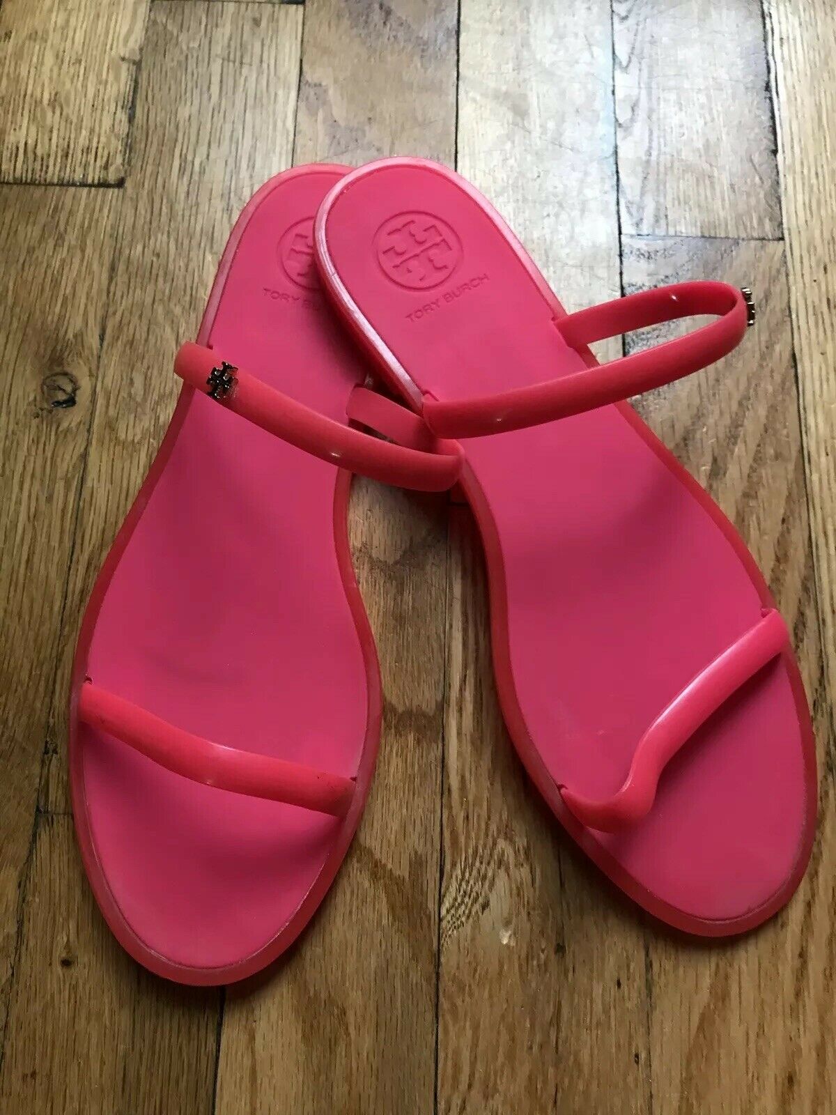 TORY BURCH Hot Pink Jelly Slip On Slippers Size 8 – ClosetsNYC